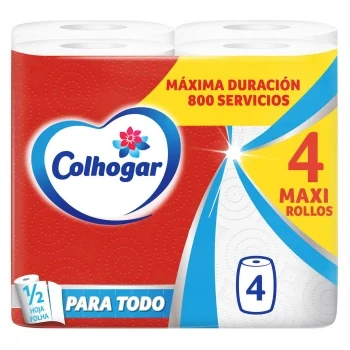 Papel de Cocina para Todo Colhogar 4 Rollos.