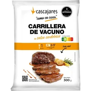 Carrillera de Vacuno en Salsa Cordobesa 1 Ración Cascajares