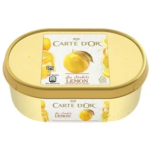 Carte D"or Tarrina de Sorbete de Limón 1 L. 1000 ML