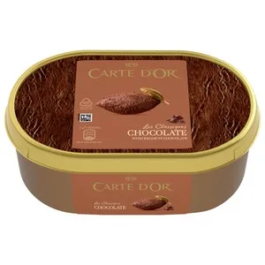 Carte D"or Les Classiques Tarrina de Helado de Chocolate con Autentico Chocolate Belga 1 L. 1000 ML