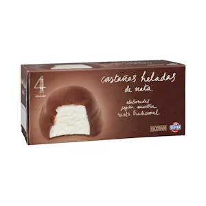 Castañas Heladas de Nata Hacendado 0.32 L