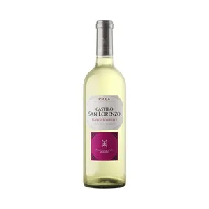 Castillo SAN Lorenzo Vino Blanco Semidulce con D. O. Ca. Rioja Botella 75 Cl. 1 ML