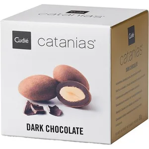 Catanias Dark Chocolate Almendra Caramelizada Recubierta de Chocolate Negro Cudie