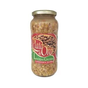 EL Plato de ORO Categoría Extra Lentejas Cocidas 400 G