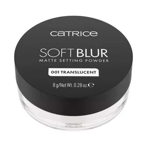 Catrice Matte Soft Blur Tono 001 Translucent, Translucido Polvo Fijador Efecto Difuminado Suave.
