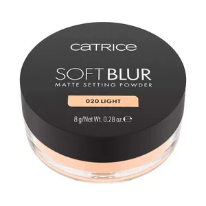 Catrice Matte Soft Blur Tono 020 Light, Neutro Polvos Fijadores Ligeros Efecto Difuminado Suave.