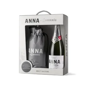 Cava Brut Nature Estuche 2 con Regalo de Funda Enfriadora Anna Codorniu