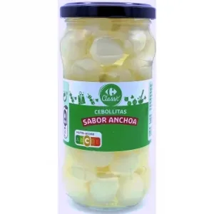 Cebollitas Sabor Anchoa Classic Carrefour 190 G.