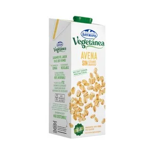 Central Lechera Asturiana Bebida de Avena sin Azúcares Añadidos  Vegetánea 1 L. 1000 ML