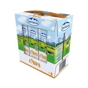 Central Lechera Asturiana Preparado Lácteo Semidesnatado, Enriquecido con Fibra Fibra 6 X 1 L. 6000 ML