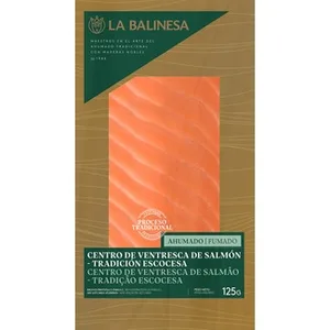 Centro de Ventresca de Salmón Ahumado Tradición Escocesa  la Balinesa 125 G