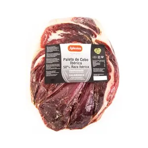 Iglesias Centro Deshuesado de Paleta de Cebo Ibérica (50% Raza Ibérica). - Loncha Fina 1 Mm 112.5 G