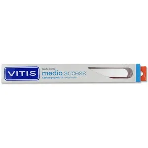 Vitis Cepillo de Dientes con Cabezal Pequeño y Dureza Media Vitis