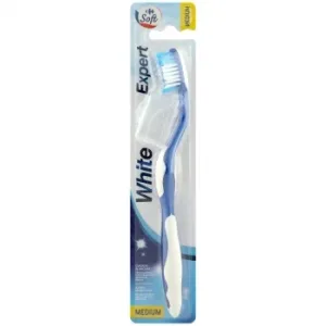 Cepillo de Dientes Medio Blanqueador Carrefour Soft 1 Ud.