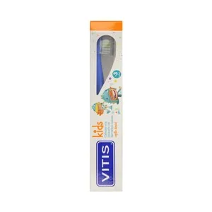 Vitis Cepillo Dental con Cabezal Muy Pequeño y Filamentos Suaves, a Paritr de 3 Años Vitis Kids.