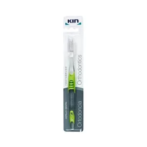 KIN Cepillo Dental con Filamentos en "v" que Facilitan la Limpieza Alrededor de los Brackets.