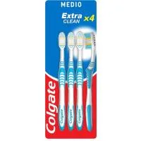 Cepillo Dentral Extra Clean Colgate, Pack 4 Uds