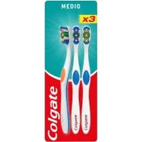 Cepillo Dientes 360º Medio Colgate, Pack 3 Uds.