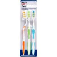 Cepillo Familiar Duro Eroski Basic, Pack 3 Uds
