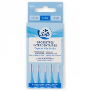 Cepillo Interdental 1,2 MM Soft Carrefour 5 Ud.