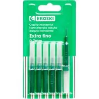 Cepillo Intredental Extrafino Eroski, Pack 6 Uds