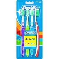 Cepillo Manual Shiny Clean Oral-b, Pack 4 Uds