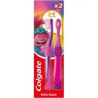 Cepillo Manual Smiles 2-6 Años Colgate, Pack 2 Uds.