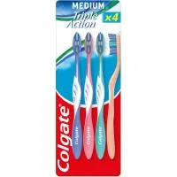 Cepillo Manual Triple Action Colgate, Pack 4 Uds.