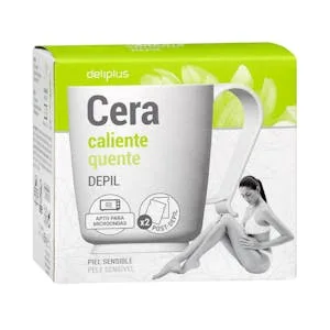 Cera Caliente en Tarro Deliplus Piel Sensible 0.25 KG