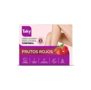 Cera Depilatoria Divina Corporal Frutos Rojos Taky 400 G.