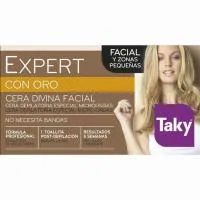 Cera Depilatoria Divina Facial Taky Pro Oro, Tarro 100 G