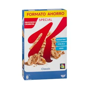 Cereales Copos de Trigo Integral y Arroz Special K Classic 0.45 KG