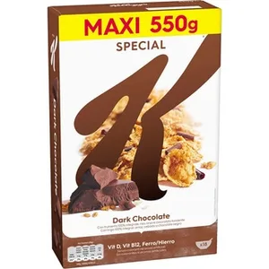 Cereales de Desayuno con Chocolate Negro  Kellogg's Special K 500 G
