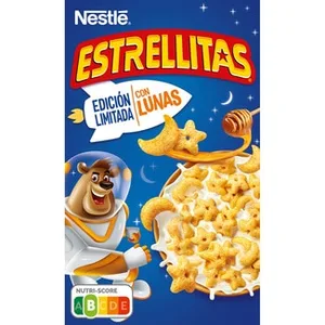 Cereales de Desayuno Dorados con Miel  Nestle Estrellitas 450 G