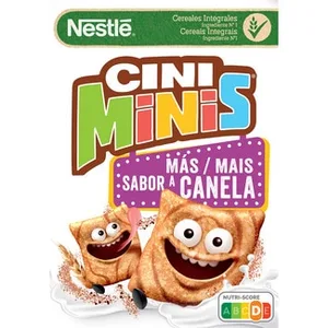 Cereales de Desayuno Integrales con Canela Nestle Cini Minis