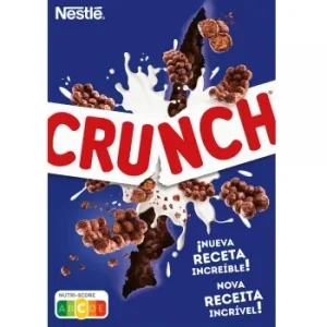 Cereales de Trigo Integral, Arroz y Maíz Tostados con Cacao Crunch Nestlé 375 G.