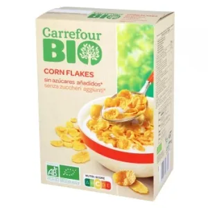 Cereales Ecológicos Corn Flakes Carrefour Bio 500 G.