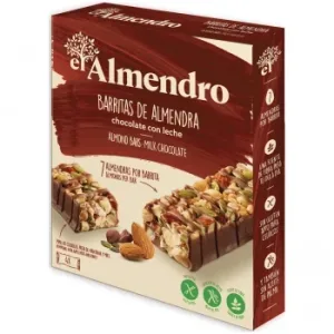 Cereales en Barritas con Almendras y Chocolate con Leche el Almendro 100 Gr.