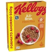Cereales Kellogg's All-bran Plus, Caja 500 G