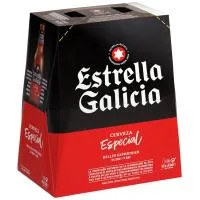Cereveza Estrella Galicia, Pack Botellín 6x33 Cl