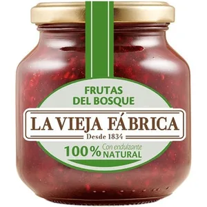 Cero Mermelada de Frutas del Bosque 100% Natural con Endulzante la Vieja Fabrica