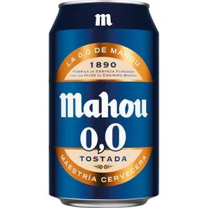 Cerveza 0,0 Tostada Lata 0,33 L