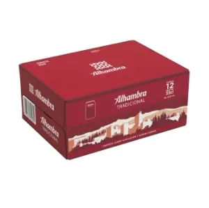 Cerveza Alhambra Tradicional Pack 12 Latas 33 Cl.