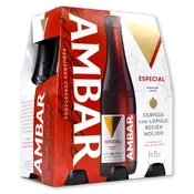 Cerveza Ambar Paq. de 6 U. de 25 Cl