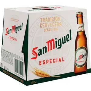 Cerveza Botella Cristal  Pack de 12 12 X 0,25 L