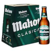 Cerveza Clásica Mahou Pack 6 X 25 Cl
