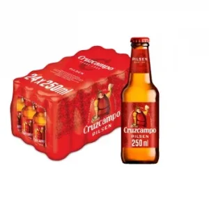 Cerveza Cruzcampo Pilsen Pack 24 Botellas 25 Cl.