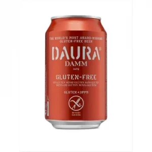 Cerveza Daura sin Gluten Lata 33 Cl.