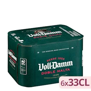Cerveza Doble Malta Voll-damm 1.98 L