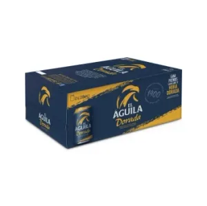 Cerveza el Aguida Dorada Pack 12 Latas 33 Cl.